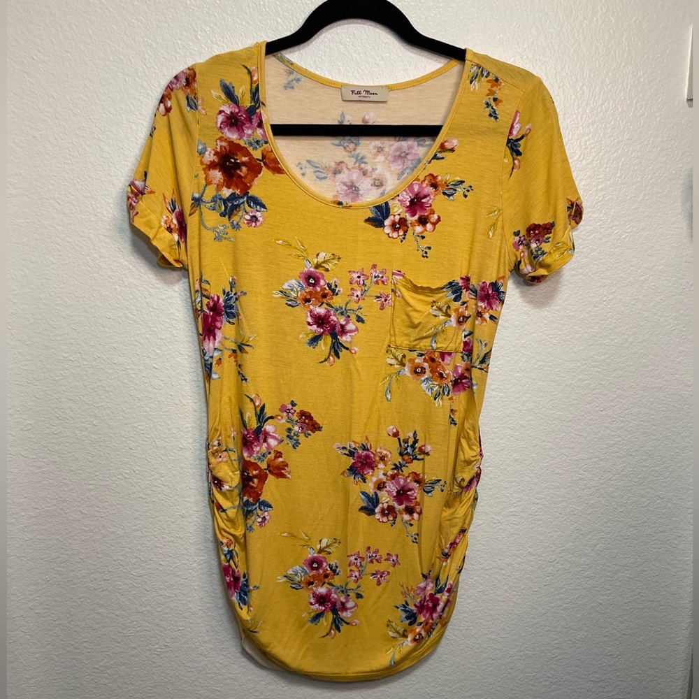 Full Moon Maternity medium floral tee